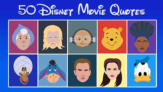 Wisdom From Disney Movies
