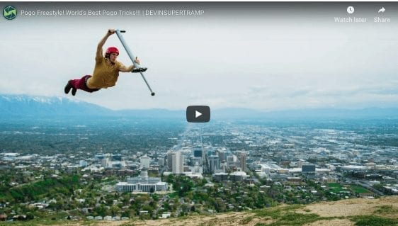 Amazing Pogo Stick Tricks