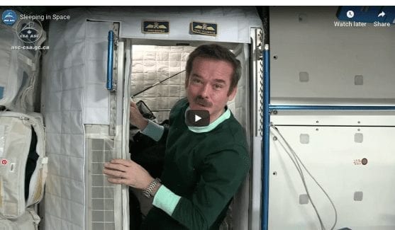 How Astronauts Sleep In Space