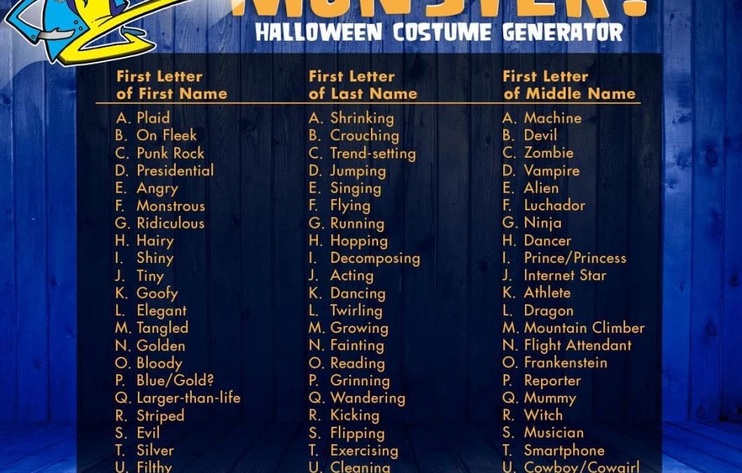 Monster Costume Generator