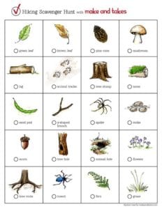 Five Nature Scavenger Hunts For Kids
