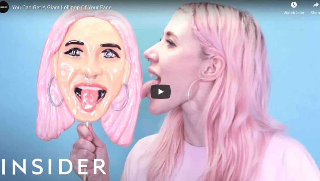 Edible Lollipop Portraits
