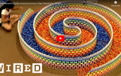 Inside The World Of A Domino Artist