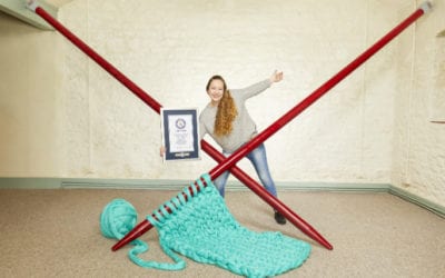 World’s Largest Knitting Needles