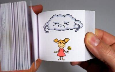 Grumpy Cloud Flipbook Animation