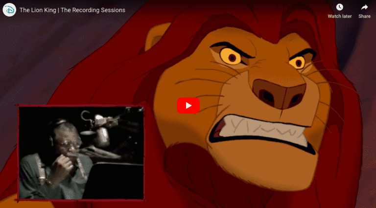 Lion King Recording Session