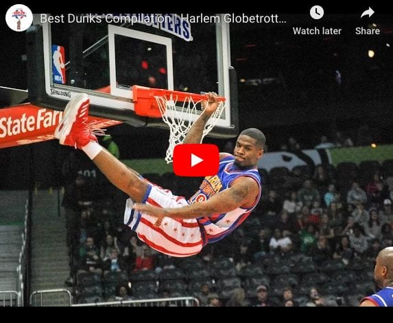 Harlem Globetrotters Slam Dunks