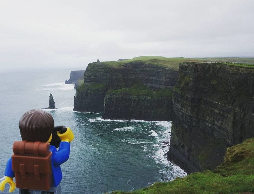 Lego Man Travels The World