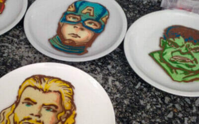 Avengers Pancake Art