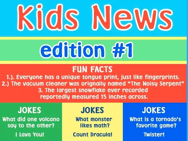 Kids News Edition #01