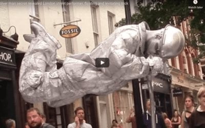 Street Performer Reveals Tricks