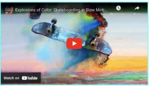 Slow-Mo Skateboard Rainbows