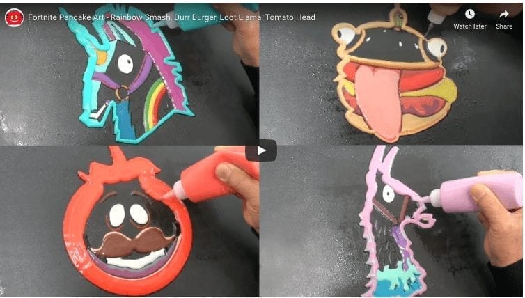 Fortnite Pancake Art