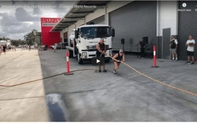 A Strong World Record For Charity
