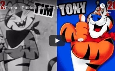 Famous Mascots Evolution