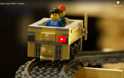Huge Lego Roller Coaster