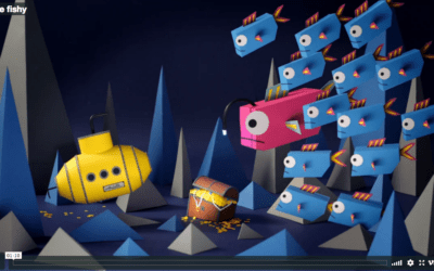Paper Fish Stop Motion