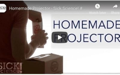 Homemade Movie Projector