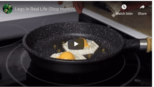 Lego Breakfast Stop Motion Animation