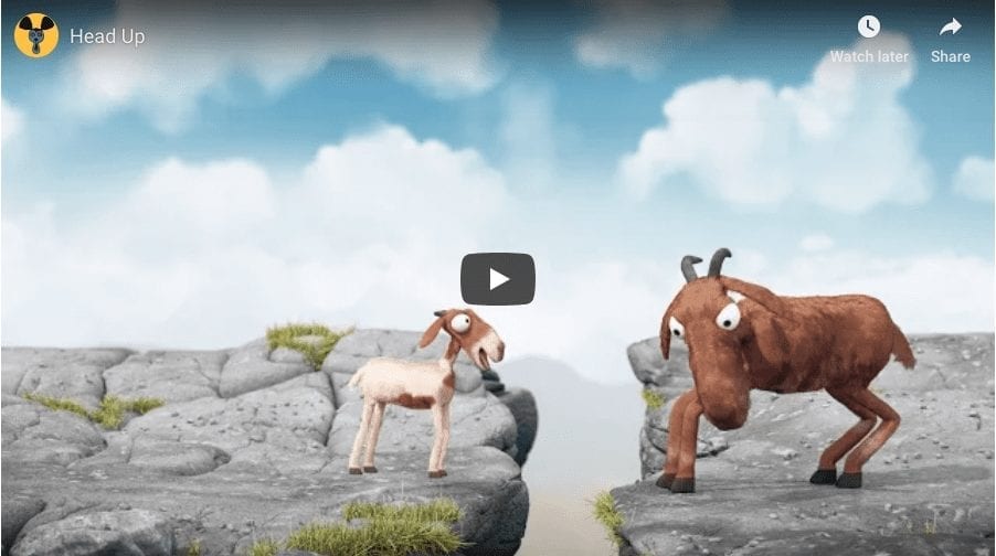 Funny Goats: Head Up