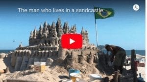 The Man Who Lives In A Sand Castle