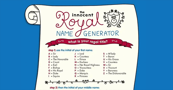 Royal Name Generator