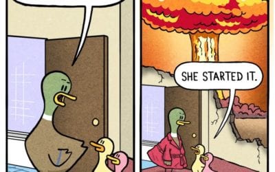 Relatable Duck Comics About Siblings