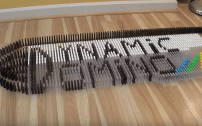 Artistic Domino Rally