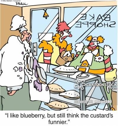 funny pie custard baking cartoon comics bakery cartoons enchanted little favorite cartoonstock highlighting daily good throwing pies