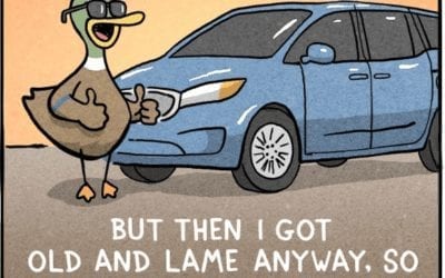 Relatable Duck Family Vehicle Comics
