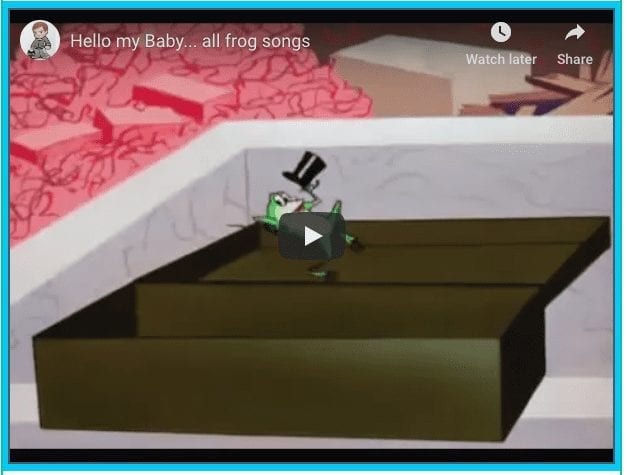 1955 Michigan J. Frog Sings "Hello My Baby" - Enchanted Little World