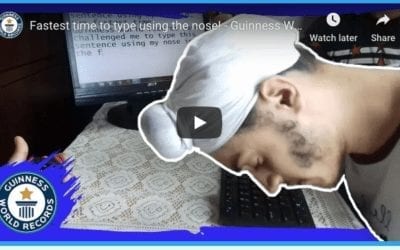 World’s Fastest Nose Typer