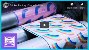 Inside A Sticker Factory