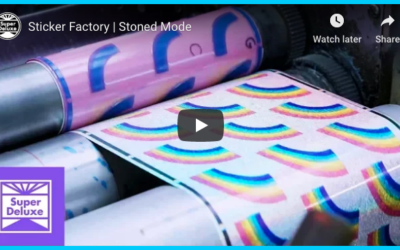 Inside A Sticker Factory