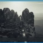 Girl Tightropes Across Mountains