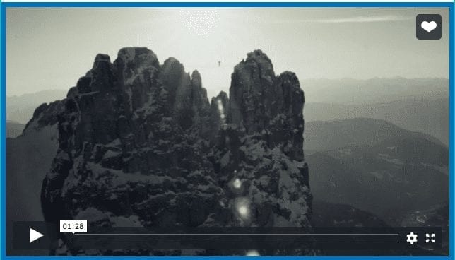 Girl Tightropes Across Mountains