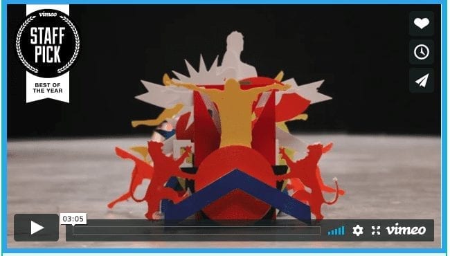 Incredible Paper Stop Motion Video
