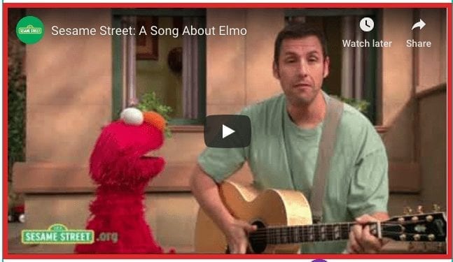 Adam Sandler & Elmo