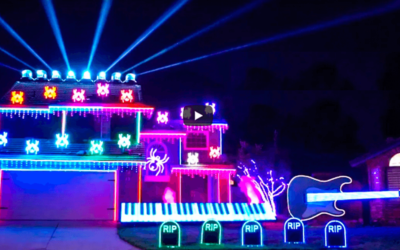 Amazing Halloween Light Show