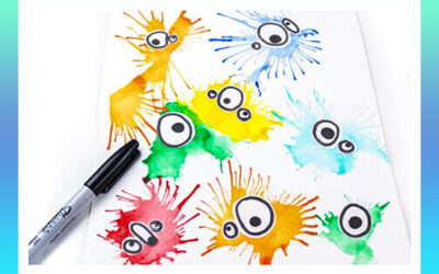 Germ Art Blow Paint