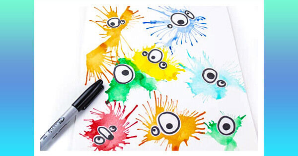 Germ Art Blow Paint