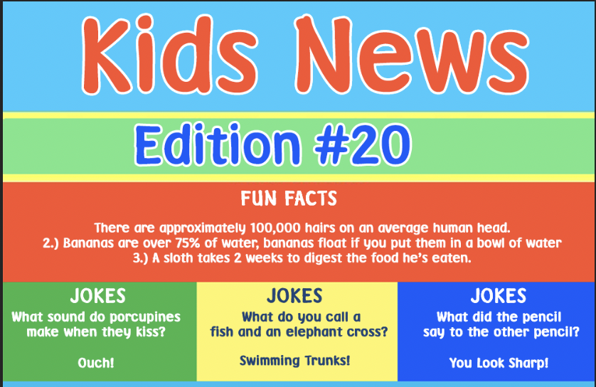 Kids News Edition #20