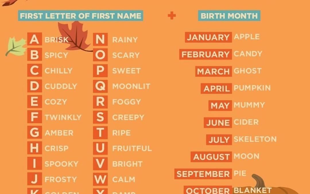 Fall Name Generator For Kids ๐