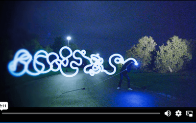 Light Painting At Night