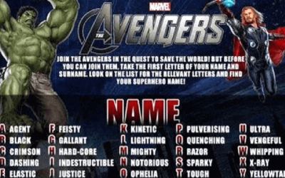 Marvel Avengers Name Generator 🦸‍♀️