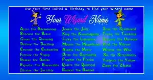 Free Printable Wizard Name Generator 🧙‍♂️
