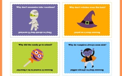 Free Printable Halloween Lunchbox Notes 🎃