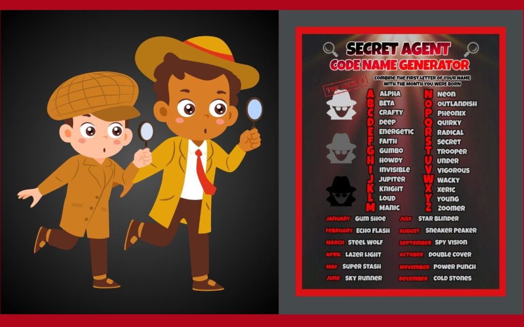 Free Printable Spy Name Generator ๐ต๏ธโโ๏ธ