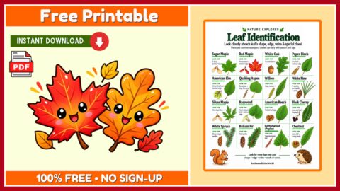 Free Leaf Identification Chart