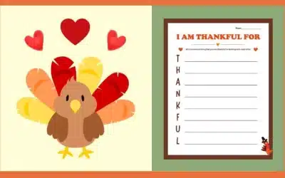 Free Printable Thanksgiving Gratitude 🧡